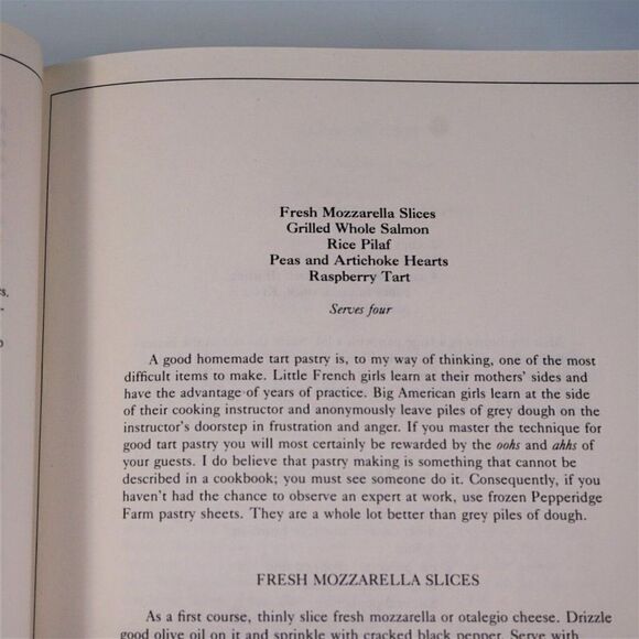 Grays Fish Cookbook A Menu Cookbook By Rebecca Gray With Cintra Reeve 1986 HC - Picture 6 of 12